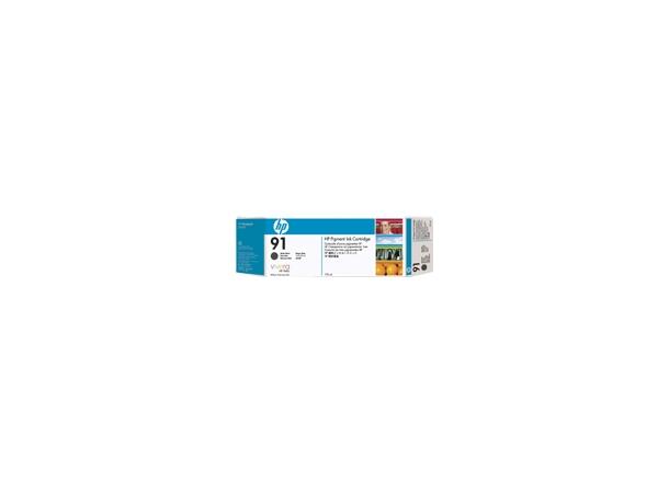 HP nr. 91 Vivera blekk matt sort 775ml 